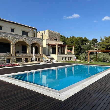 Villa Kalamos / Sea View And Pool Nearby Athens Exterior photo